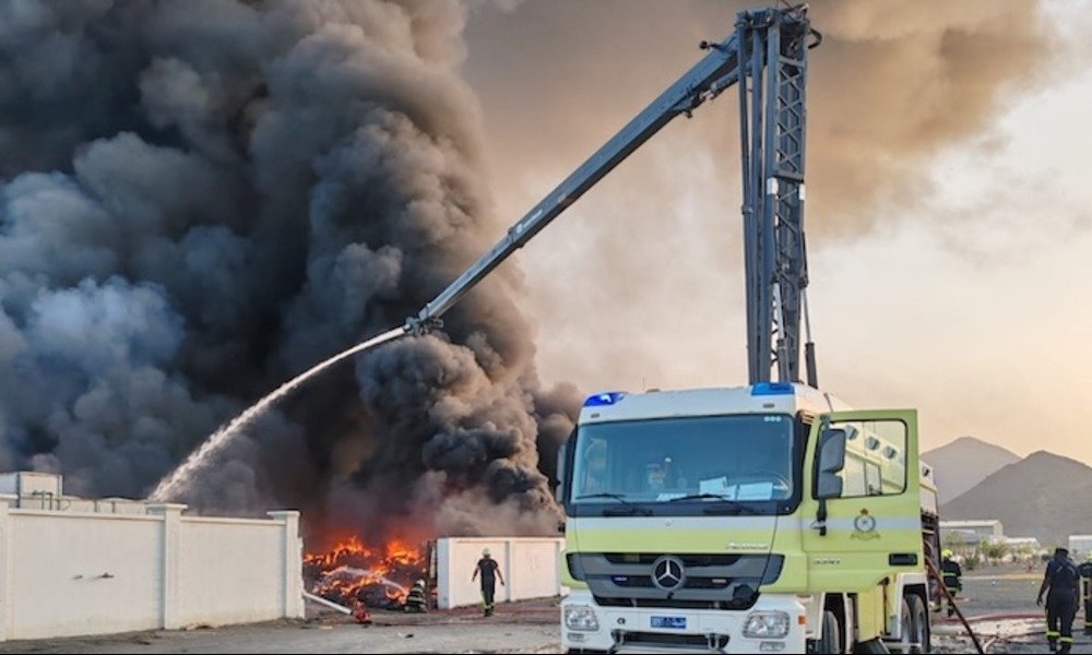 Factory fire in Samail doused