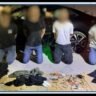Four Asian expats held for theft