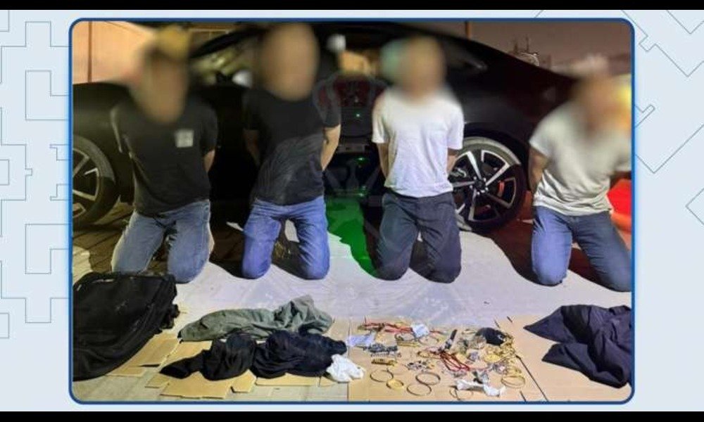 Four Asian expats held for theft