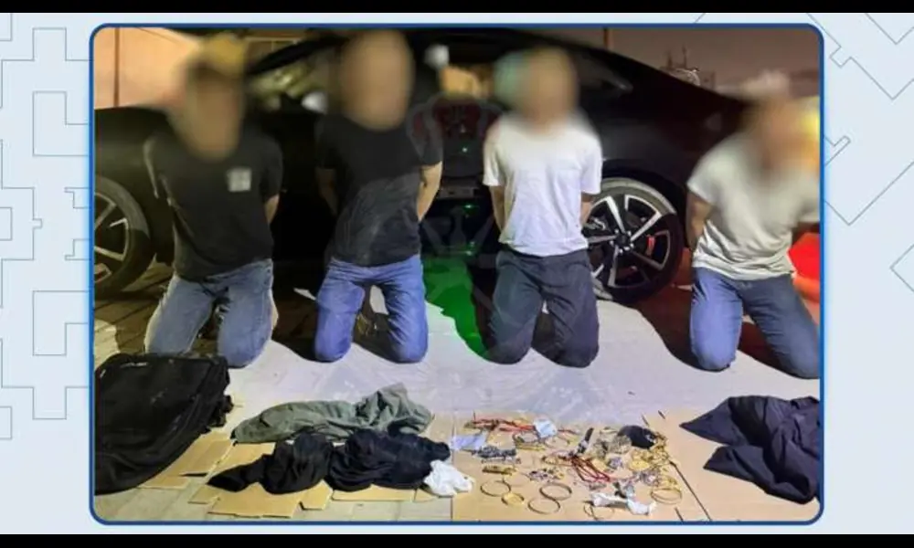 Four Asian expats held for theft